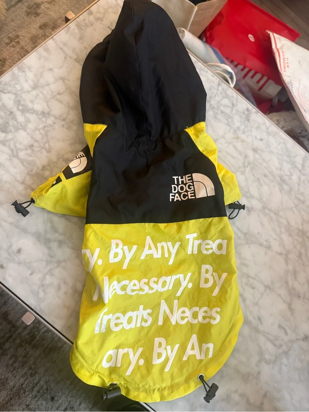 Pupreme x The Dog Face B.A.T.N. Dog Raincoat Windbreaker Size Large